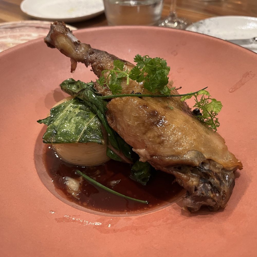 Cassava  - Sonoma Duck Leg Confit $30 taste reminded us of Chinese duck - Cafes Near Me - San Francisco, California