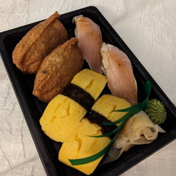 Umami Sushi - Inari, albacore, and tamago nigiri - Sushi Bars Near Me - Lompoc, California