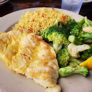 Island Fish - Fresh grouper cooked a la Francoise - egg wash and wine - Seafood Near Me - Marathon, Florida