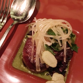 Redbird - The foie gras w green curry, ginger and green mangoes - absolutely delicious! - New American Near Me - Los Angeles, California