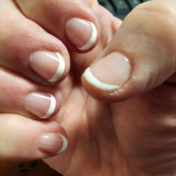 Envy Nails And Spa - My right hand, Mya spent time painting my French Manicure, which I love!
I wish my cuticles looked better... - Nail Salons Near Me - Melbourne, Florida Envy Nails And Spa - My right hand, Mya spent time painting my French Manicure, which I love!
I wish my cuticles looked better... - Nail Salons Near Me - Melbourne, Florida