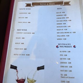 Giuseppe’s Italian Grill - Drink menu - Italian Near Me - San Antonio, Texas Giuseppe’s Italian Grill - Drink menu - Italian Near Me - San Antonio, Texas