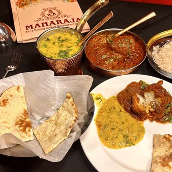 Maharaja Indian Restaurant - Yellow Daal tadka, Kashmiri Dum Aalu and wheat tandoori rooti with rice. - Indian Near Me - Albany, New York Maharaja Indian Restaurant - Yellow Daal tadka, Kashmiri Dum Aalu and wheat tandoori rooti with rice. - Indian Near Me - Albany, New York
