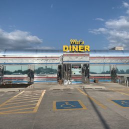 Outside of Mel's Diner