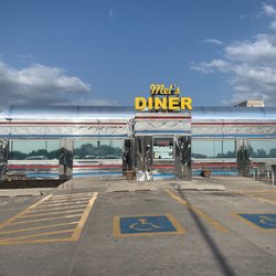 Mel's Diner - Outside of Mel's Diner