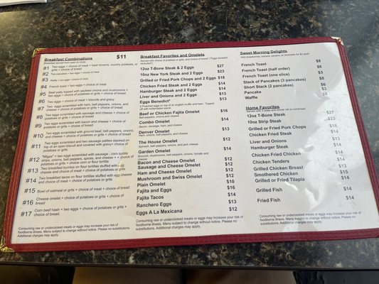 Menu photo 1 The House Cafe Richardson, TX