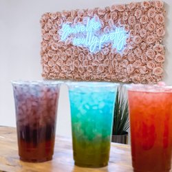 Tiger Nutrition - Refreshing Tiger Nutrition teas. Featured are popular energizing tea flavors (left to right) Skittles, The Hudson Hulk, Boss Babe.