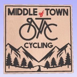 Middle of Town Cycling - The sign