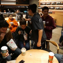 The One-Eighty - Drinking coffee and eating snacks at a coffee shop