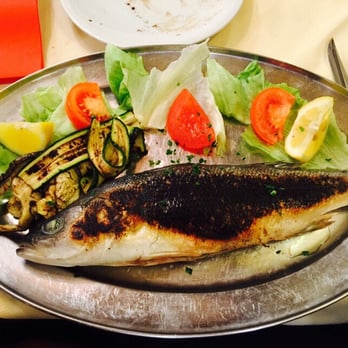Pizzeria Tre Archi - Grilled seabass 35 euro - Bars Near Me - Venezia, VE