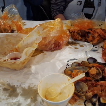 The Captain's Boil - The aftermath - Seafood Near Me - Toronto, Ontario The Captain's Boil - The aftermath - Seafood Near Me - Toronto, Ontario
