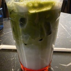 Strawberry Matcha latte