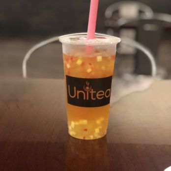 Unitea Bubble Tea - Passion All Day with crystal boba instead of jelly - Coffee & Tea Near Me - Arlington, Texas Unitea Bubble Tea - Passion All Day with crystal boba instead of jelly - Coffee & Tea Near Me - Arlington, Texas