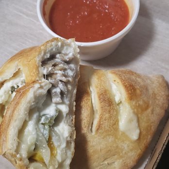 Pizzeria Del-Dio - Mushroom, onion, bell pepper calzone - Pizza Near Me - Orlando, Florida