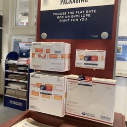 United States Post Office - Priority Mail packaging.
