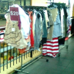 Zazzy - Zazzy's outdoor discount rack.
