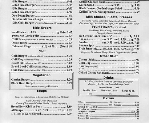 Menu photo 7 Big D Burgers Napa, CA