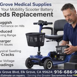 Elk Grove Medical Supplies - Repairs available on all makes and models and years.