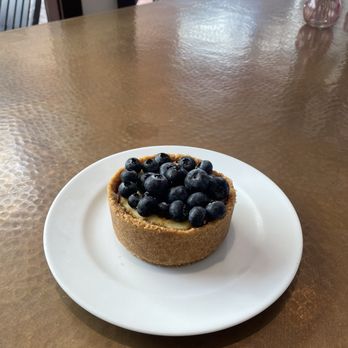 Cafe Luna - Cheesecake topped with blueberries - Coffee & Tea Near Me - Carmel-By-The-Sea, California