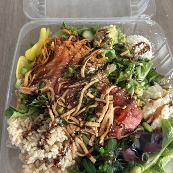 The Good Fish and Noodles - Regular build your own sashimi bowl - Seafood Near Me - Fullerton, California
