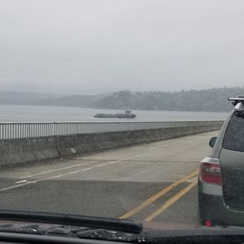 Hood Canal Bridge - Gotta wait for a boat... - Landmarks & Historical Buildings Near Me - Poulsbo, Washington