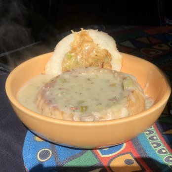 Casa Del Sol - Clam chowder bread bowl - Seafood Near Me - Fort Bragg, California Casa Del Sol - Clam chowder bread bowl - Seafood Near Me - Fort Bragg, California