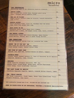 micro bar & bites by null