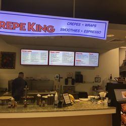 Crepe King - The menu