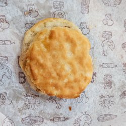 This is a view of the Original Grilled Chicken Biscuit. Photo taken August 1, 2026.