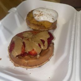 Jam slam and Pumpkin Spice Waffles