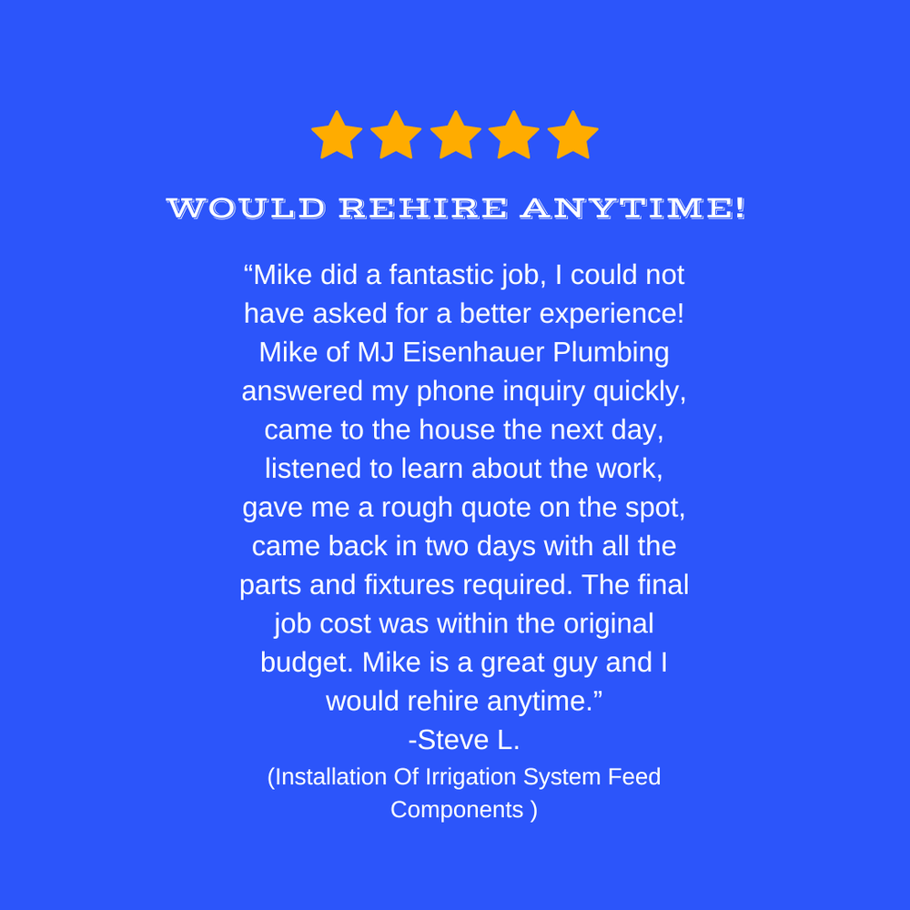 Slide of M J Eisenhauer Plumbing