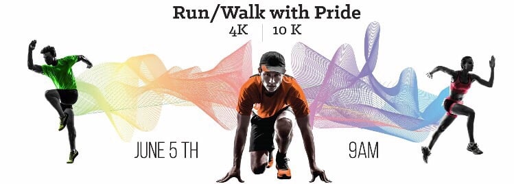 Seattle Run/walk With Pride 4k and 10k Logo