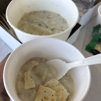 Quality Seafood - The New England Style Clam Chowder - piping hot and good - Seafood Markets Near Me - Redondo Beach, California Quality Seafood - The New England Style Clam Chowder - piping hot and good - Seafood Markets Near Me - Redondo Beach, California