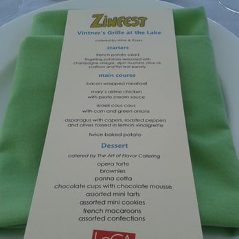 ZinFest - THE MENU FROM WINE AND ROSES - Wineries Near Me - Lodi, California