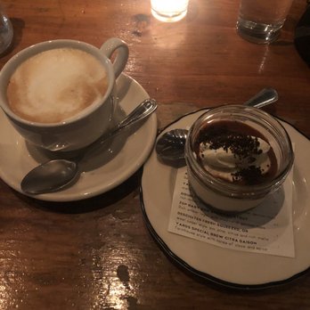 Barbuzzo - Cappuccino, Salted Caramel Budino - Mediterranean Near Me - Philadelphia, Pennsylvania