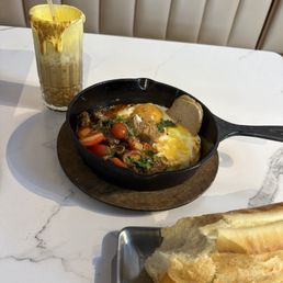 Saigon plate and Vietnamese egg coffee