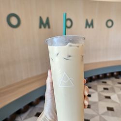 OMOMO Tea Shoppe - Black Jade Milk Tea ($5.50). 9/29/2026