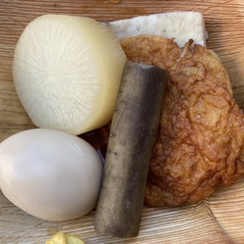 Rintaro - Oden - Daikon, Egg, Burdock and Two Kinds of Fish Cakes - Izakaya Near Me - San Francisco, California
