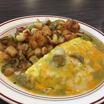 Cheliz - Chile Verde Omelette - Diners Near Me - Redlands, California Cheliz - Chile Verde Omelette - Diners Near Me - Redlands, California