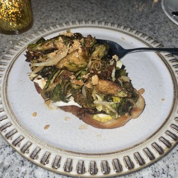 Alpana - Brussel sprout toast - New American Near Me - Chicago, Illinois Alpana - Brussel sprout toast - New American Near Me - Chicago, Illinois