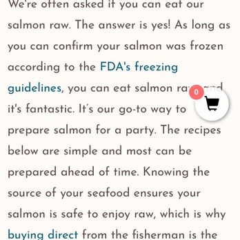 Roll On In - Lebanon - FDA guidelines for wild caught fish. - Sushi Bars Near Me - Lebanon, Ohio
