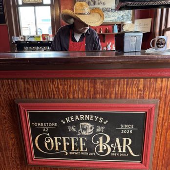 Cowboy Coffee Bar - Interior. One of the owners - Empanadas Near Me - Tombstone, Arizona Cowboy Coffee Bar - Interior. One of the owners - Empanadas Near Me - Tombstone, Arizona