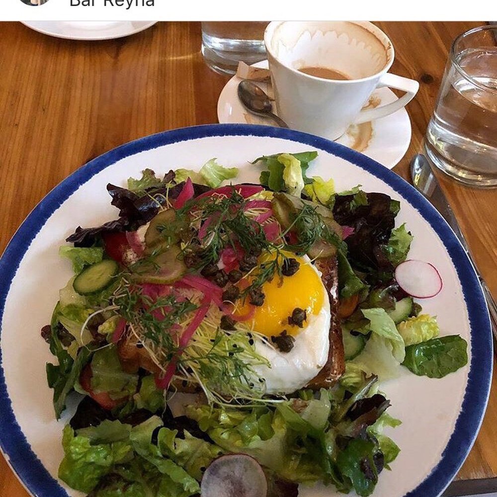 Bar Reyna - Sometimes it pays off to ask your server what to order. The 'Croque Madam' was so filling and delicious! - Mediterranean Near Me - Toronto, Ontario