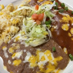 Enchilada plate