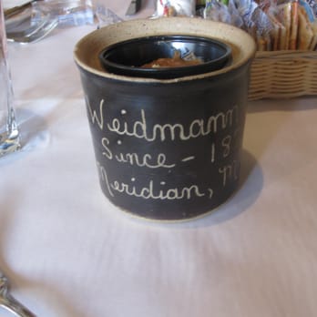 Weidmann's Restaurant - Famous complimentary peanut butter on the table. - Steakhouses Near Me - Meridian, Mississippi Weidmann's Restaurant - Famous complimentary peanut butter on the table. - Steakhouses Near Me - Meridian, Mississippi