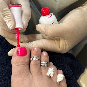 Lovely Nails & Spa - Hot Pink Pedicure Gel - Nail Salons Near Me - Yuma, Arizona Lovely Nails & Spa - Hot Pink Pedicure Gel - Nail Salons Near Me - Yuma, Arizona