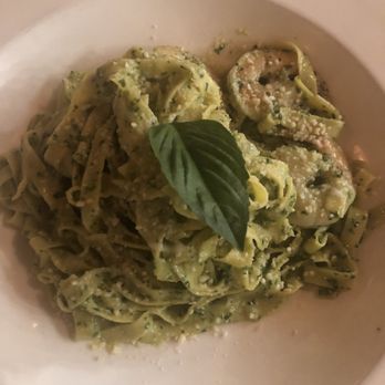 Macaluso's Italian Restaurant - tagliatelle pesto with shrimp - Italian Near Me - Ruston, Washington