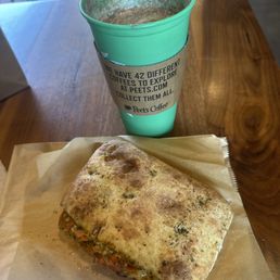 Chai latte & roasted tomato focaccia  $9 special !!!