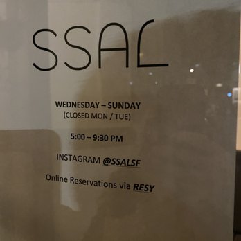 SSAL - Korean Near Me - San Francisco, California