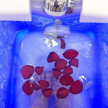 Phoenix' Grace Nails Spa - Love how they added rose petals and lemon slices to my pedicure water :) - Nail Salons Near Me - Costa Mesa, California Phoenix' Grace Nails Spa - Love how they added rose petals and lemon slices to my pedicure water :) - Nail Salons Near Me - Costa Mesa, California